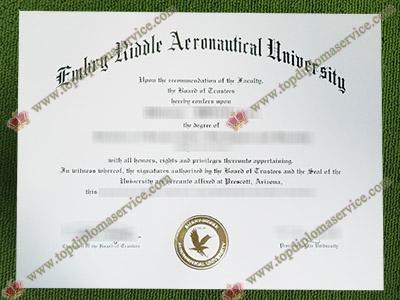 Embry-Riddle Aeronautical University diploma, fake ERAU diploma,