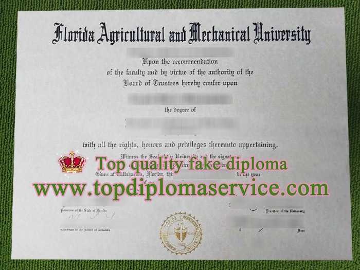 Florida Agricultural and Mechanical University diploma, fake Florida A&M University diploma,
