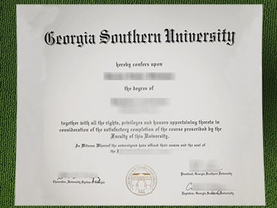 Georgia Southern University diploma, Georgia Southern University certificate,