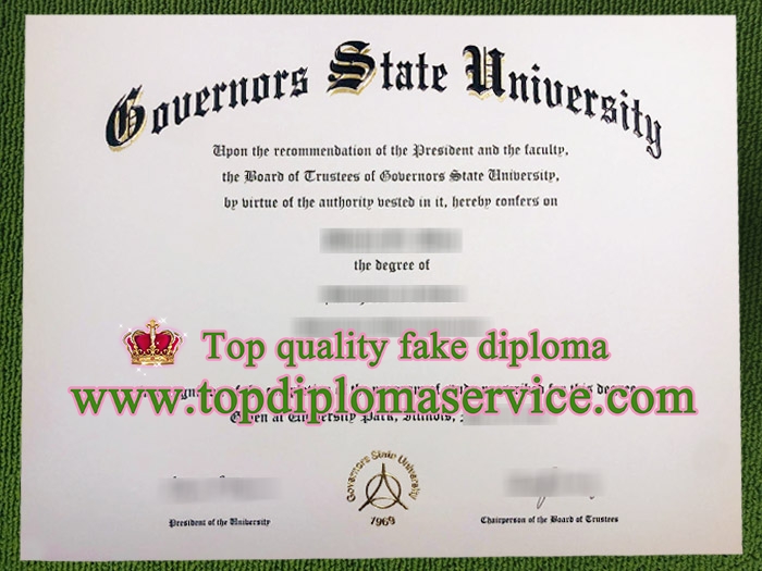 Governors State University diploma, fake Governors State University degree,