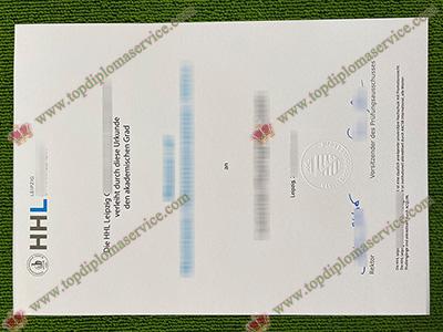 HHL Leipzig diploma, HHL Leipzig MBA diploma,