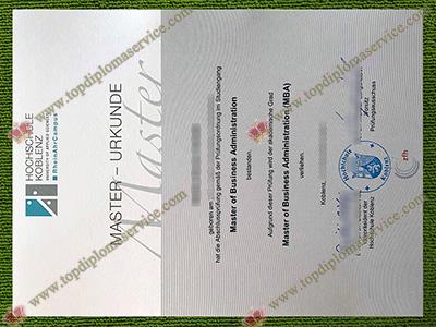 Read more about the article Creative method to obtain a fake Hochschule Koblenz diploma