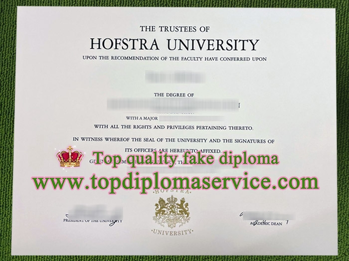 Hofstra University diploma, fake Hofstra University certificate,