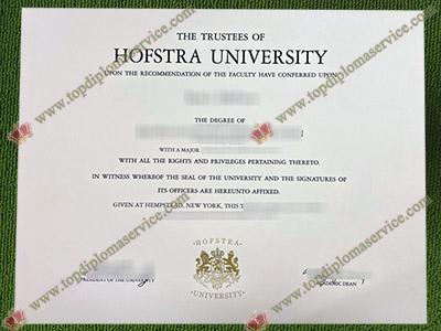 Hofstra University diploma, fake Hofstra University certificate,