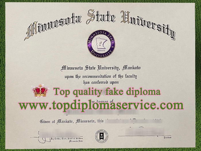 Minnesota State University diploma, fake Minnesota State University certificate,