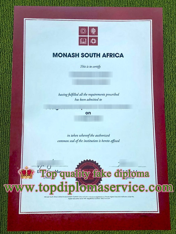 Monash South Africa degree, fake MSA diploma,