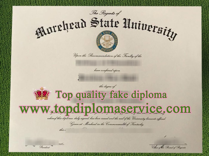 Morehead State University diploma, Morehead State University degree,