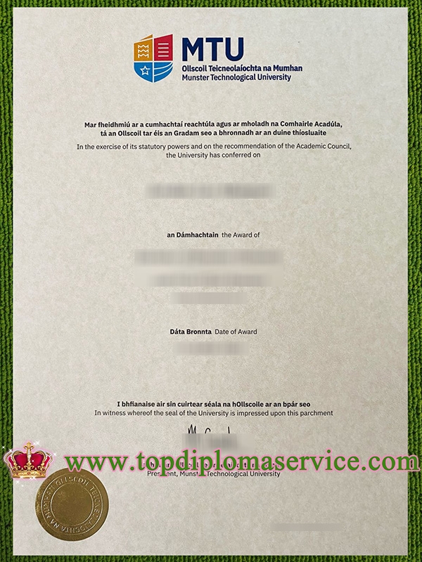 Munster Technological University degree, fake MTU diploma,