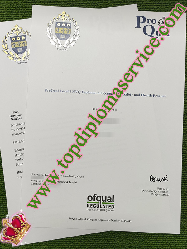 fake ProQual diploma