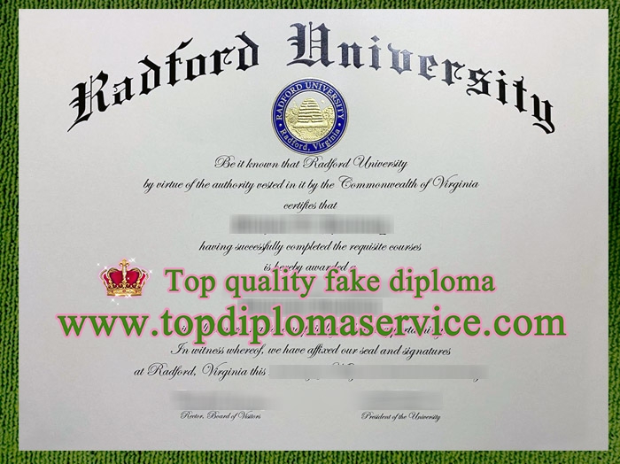 Radford University diploma, buy Radford University degree,