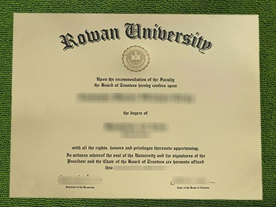Read more about the article How a fake Rowan University diploma looks like