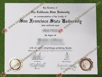 fake San Francisco State University diploma,