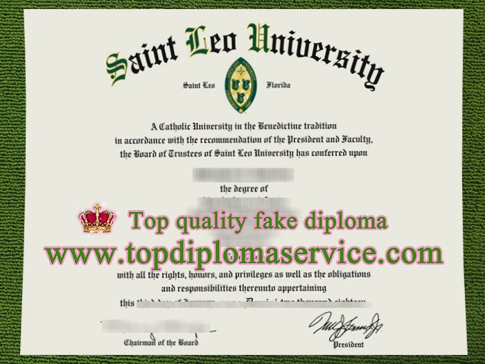 buy fake Saint Leo University diploma,