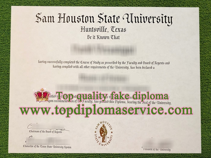 Sam Houston State University diploma, Sam Houston State University degree,