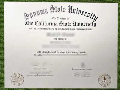 Read more about the article How to make fake Sonoma State University diploma look genuine