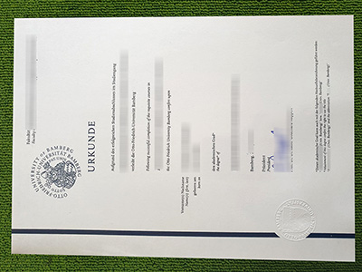 fake Universität Bamberg diploma, fake University of Bamberg degree