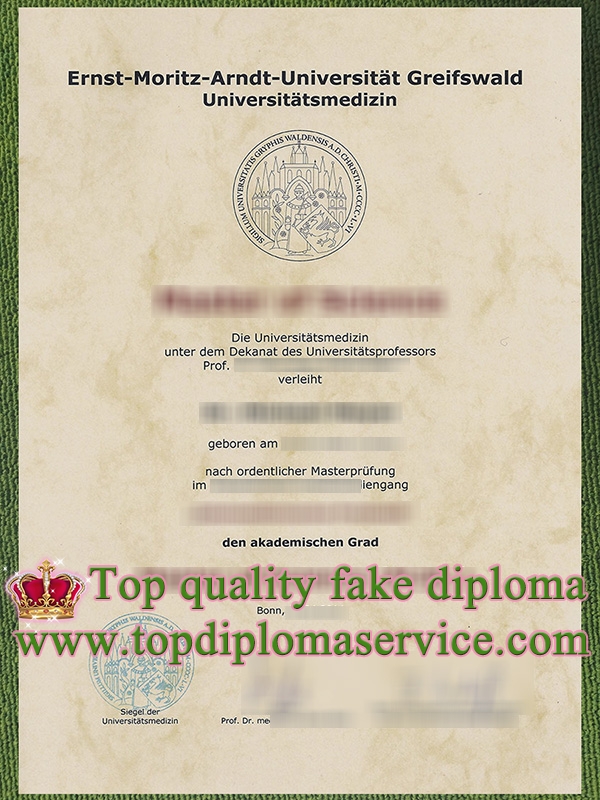 Universität Greifswald urkunde, buy fake University of Greifswald diploma,