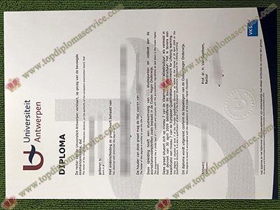 Universiteit Antwerpen diploma, fake University of Antwerp diploma,