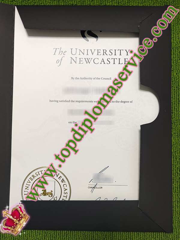 University of Newcastle degree with cover
