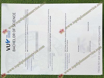 Vrije Universiteit Amsterdam diploma, fake VU Amsterdam diploma,