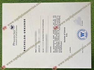 Fachhochschule Wedel urkunde, fake Fh Wedel diploma,