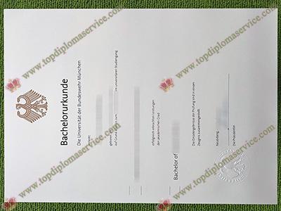 Universität der Bundeswehr München urkunde, Bundeswehr University Munich diploma,