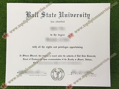 fake Ball State University diploma,