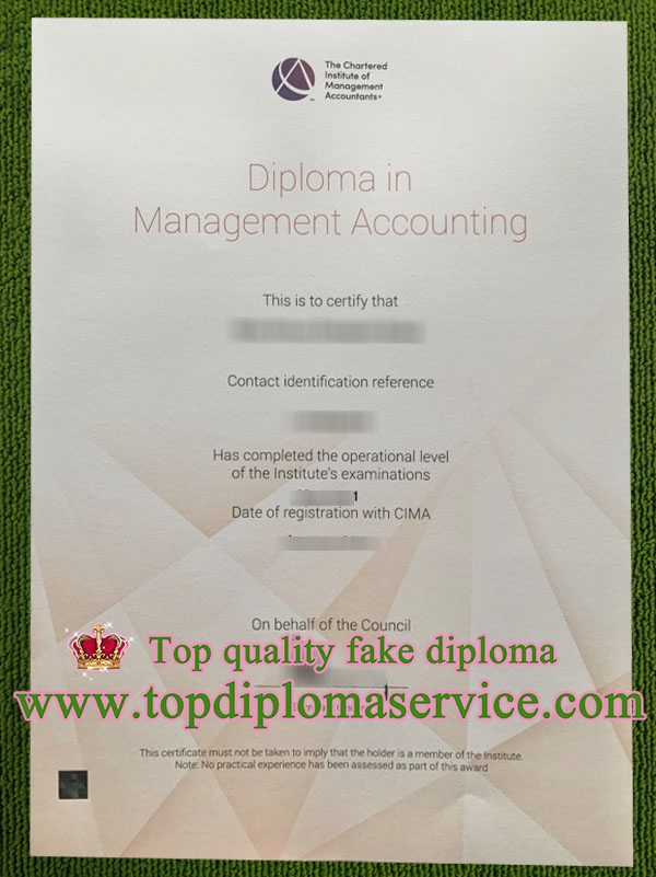 fake CIMA diploma,