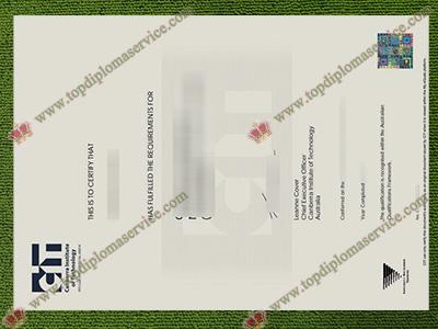 Canberra Institute of Technology certificate, fake CIT diploma,