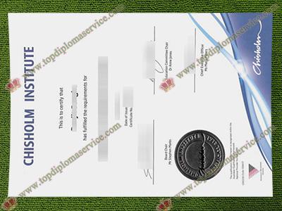 Chisholm Institute diploma, fake Chisholm Institute certificate,