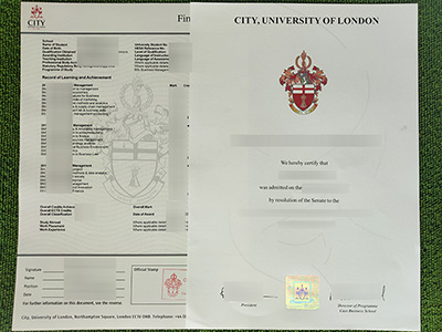 City University of London degree, fake CUL diploma, City University of London transcript,