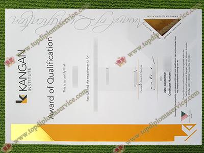 Kangan Institute diploma, fake Kangan Institute certificate,