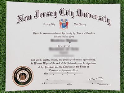 New Jersey City University diploma, fake NJCU certificate,