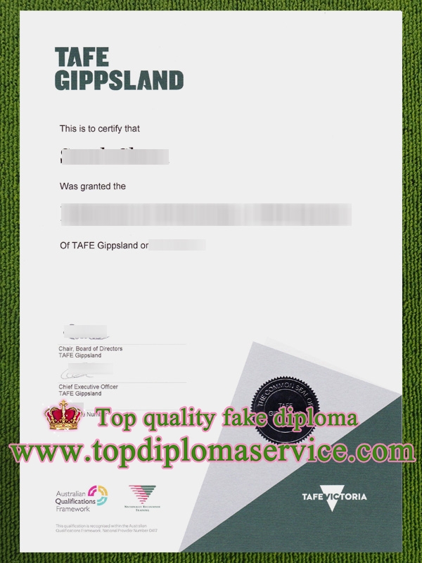 TAFE Gippsland certificate, TAFE Gippsland diploma,