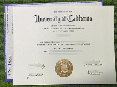 University of California San Diego diploma, fake UC San Diego diploma,