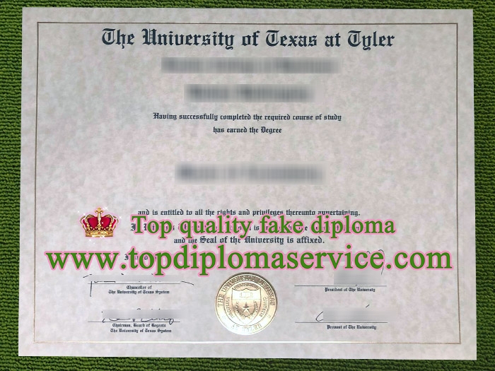 University of Texas at Tyler diploma, fake UT Tyler certificate,