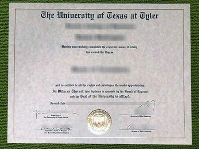 University of Texas at Tyler diploma, fake UT Tyler certificate,