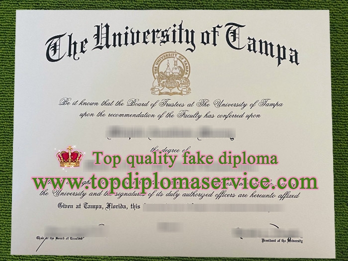 University of Tampa diploma, University of Tampa certificate,