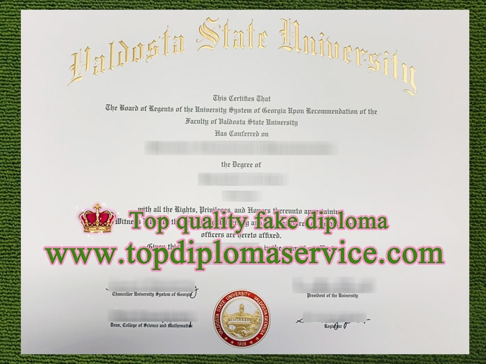 Valdosta State University diploma, fake Valdosta State University certificate,