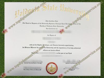 Valdosta State University diploma, fake Valdosta State University certificate,