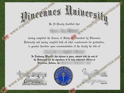 Vincennes University diploma, fake Vincennes University certificate,