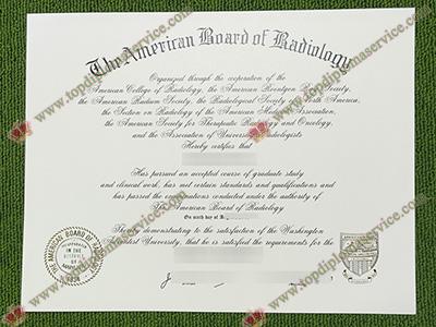 American Board of Radiology diploma, fake ABR certificate,