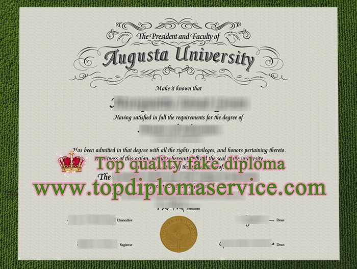 Augusta University diploma, Augusta University degree,