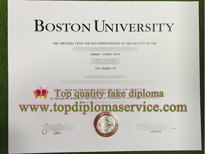 Boston University fake diploma,