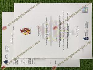 Cardiff Metropolitan University fake degree, fake CMU certificate,