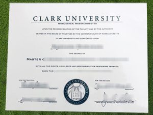 Clark University master diploma, fake Clark University certificate,