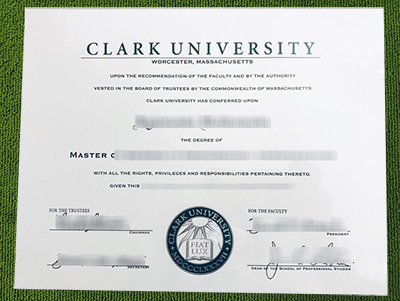 Read more about the article Secrets of making fake Clark University master diploma