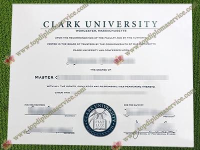 Read more about the article Secrets of making fake Clark University master diploma