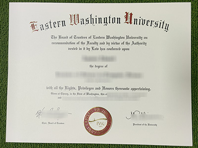 Eastern Washington University diploma, fake EWU certificate,