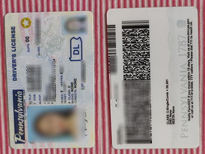 Pennsylvania driver's license, fake PA ID card,